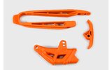 Grandinės slankiklio / pasukimo svirties slankiklio komplektas KTM SX / EXC 2007-2010 oranžinis UFO