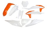 Plastikinis komplektas su šakių apsaugais KTM SX / SX-F 2019-2022 UFO OEM spalvos 2019 m.