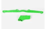 Grandinės slankiklio / pasukimo svirties slydimo komplektas Kawasaki KX 125 / 250 2003-2008 žalia