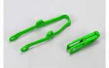 Grandinės slankiklio / pasukimo svirties slankiklio komplektas Kawasaki KXF 250 / 450 2009-2016 žalia