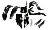Plastikinis komplektas su šakių apsaugai Kawasaki KX po 2019 UFO juodas