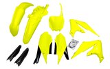 Plastikinis komplektas su šakių apsaugos Yamaha YZF po 2018 UFO neoninės geltonos spalvos