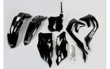 Plastikinis komplektas Kawasaki KX po 2019 m. NSO juodas