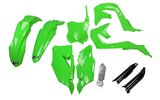 Plastikinis komplektas su šakių apsaugai Kawasaki KX po 2019 NSO žalia