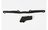 Grandinės slankiklio / pasukimo svirties slydimo komplektas Kawasaki KX 125 / 250 2003-2008 juoda