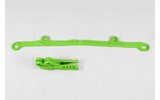 Grandinės slankiklio / pasukimo svirties slankiklio komplektas Kawasaki KXF 250 / 450 2006-2008 žalia