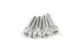 Įsiurbimo varžtų komplektas M6x25mm Alu Silver (x4)