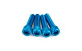 Įsiurbimo varžtų komplektas M6x25mm Alu Blue (x4)