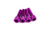 Įsiurbimo varžtų komplektas M6x25mm Alu Purple (x4)