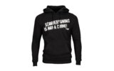 Hoody Scootertuning nėra nusikaltimas (STINAC), be užtrauktuko, juodas, M dydis