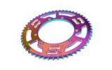 Galinė žvaigždutė 53 dantys – 428 Doplerio Alu CNC neochrominis Sherco Enduro 50