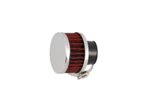 Oro filtras apvalus D.61mm tipo KN tiesus D.25-35mm chromas / raudonas