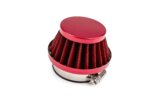 Oro filtro tipas KN Powerfilter Shorty 44 - 54mm raudonas