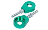 Grandinės įtempėjo komplektas 12mm aliuminio Puch / Simson / Kreidler / Sachs green