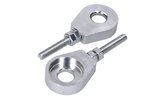 Grandinės įtempimo komplektas 12mm aliuminio Puch / Simson / Kreidler / Sachs sidabras