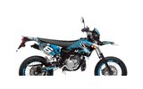 Grafikos komplektas Yamaha DT 50 Stage6 mėlyna / juoda