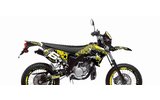 Grafikos komplektas Yamaha DT 50 Stage6 geltona / juoda