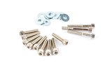 CVT dangtelio varžtų komplektas, chromuotas Yamaha BW's / Slider
