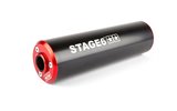 Silencer Stage6 50 - 80cc dešinė raudona/juoda