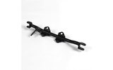 Crossbar / Footrest Mount Plieninis Pit Bike / Dirt Bike juodas