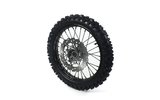 Priekiniai ratai plieniniai d.15mm – 14'' su padanga Yuanxing Pit Bike / Dirt Bike juoda