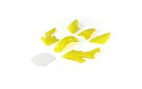 Plastikinis komplektas geltonas Pit Bike / Dirt Bike Typ CRF50