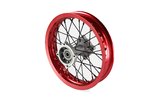 Galinio rato / ratlankio aliuminio stebulė, 15 mm ašis - 12 colių Pit Bike / Dirt Bike raudona