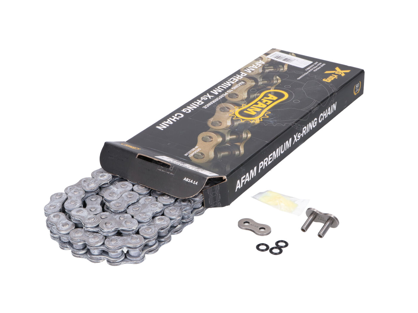 Grandinė AFAM XS-Ring sustiprinta juoda - 520 XMR3 x 110