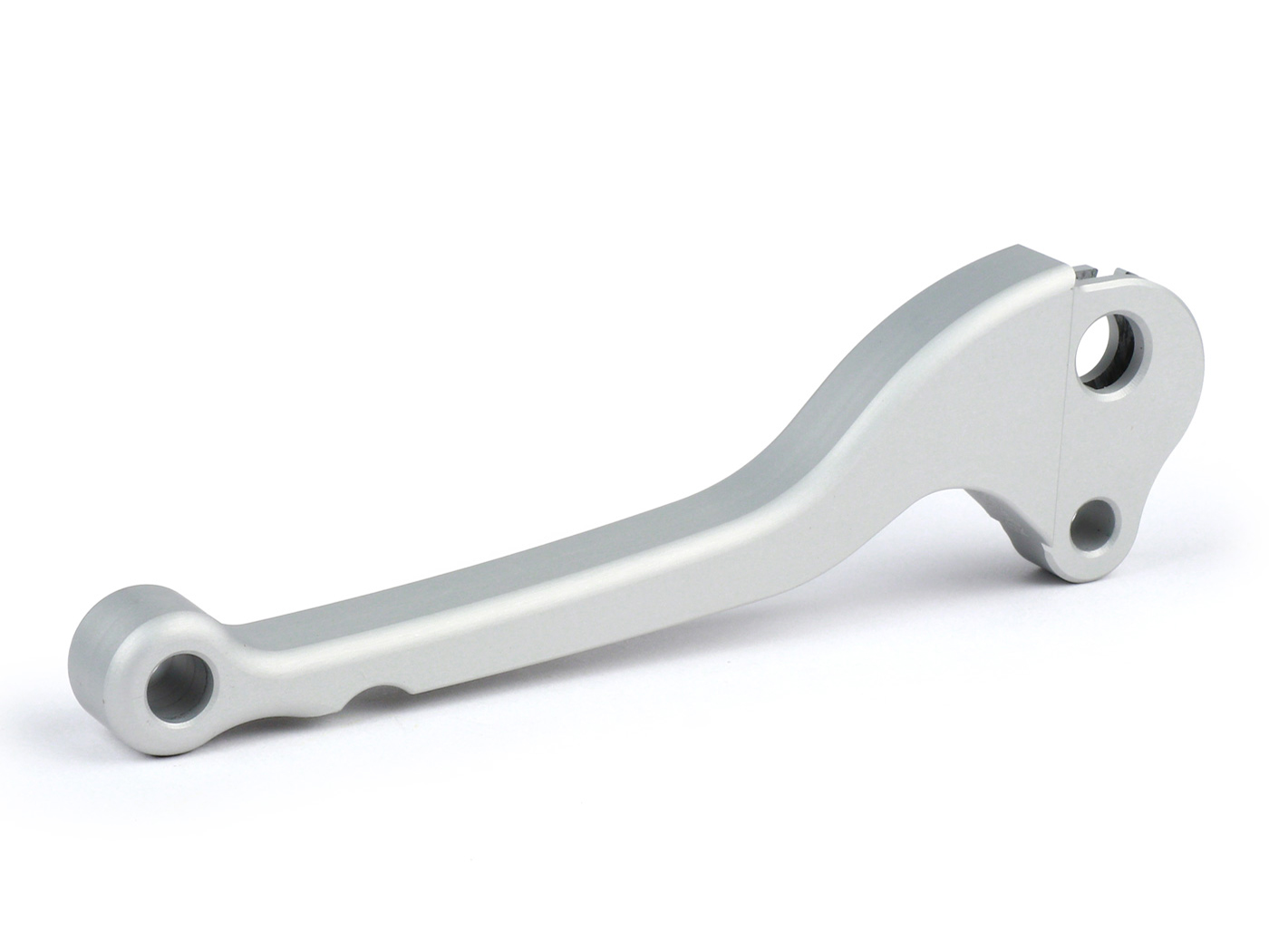 stabdžių rankenėlė BGM PRO CNC sidabrinis matinis ABE, būgninis stabdys Vespa Largeframe 1957-1998 PX, T5, Sprint, Rally, GT