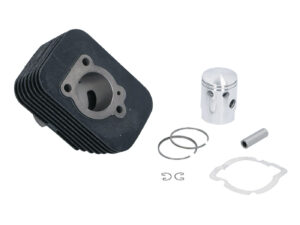 Cilindro komplektas DR 50cc 38,4mm, 10mm Stūmoklio pirštas Piaggio Boss, Bravo, Ciao, Grillo, Si