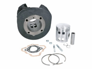 Cilindro komplektas DR 224cc 69mm, 18mm Stūmoklio pirštas Ape P501, P601, Vespa Car