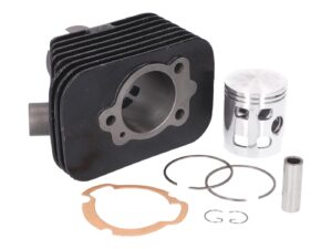 Cilindro komplektas DR Evolution 63cc 43mm, 12mm Stūmoklio pirštas Piaggio Boss, Bravo, Ciao, Grillo, Si