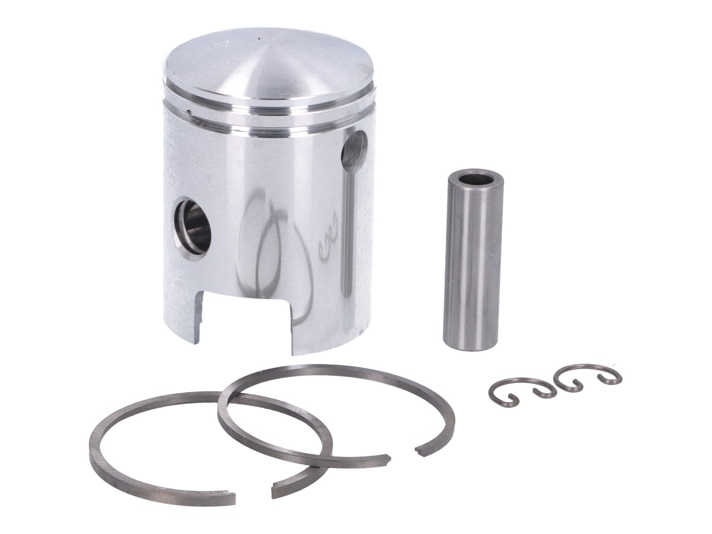 Stūmoklio komplektas DR 50cc 38,4 mm, 10 mm riešo kaištis Piaggio Boss, Bravo, Ciao, Grillo, Si