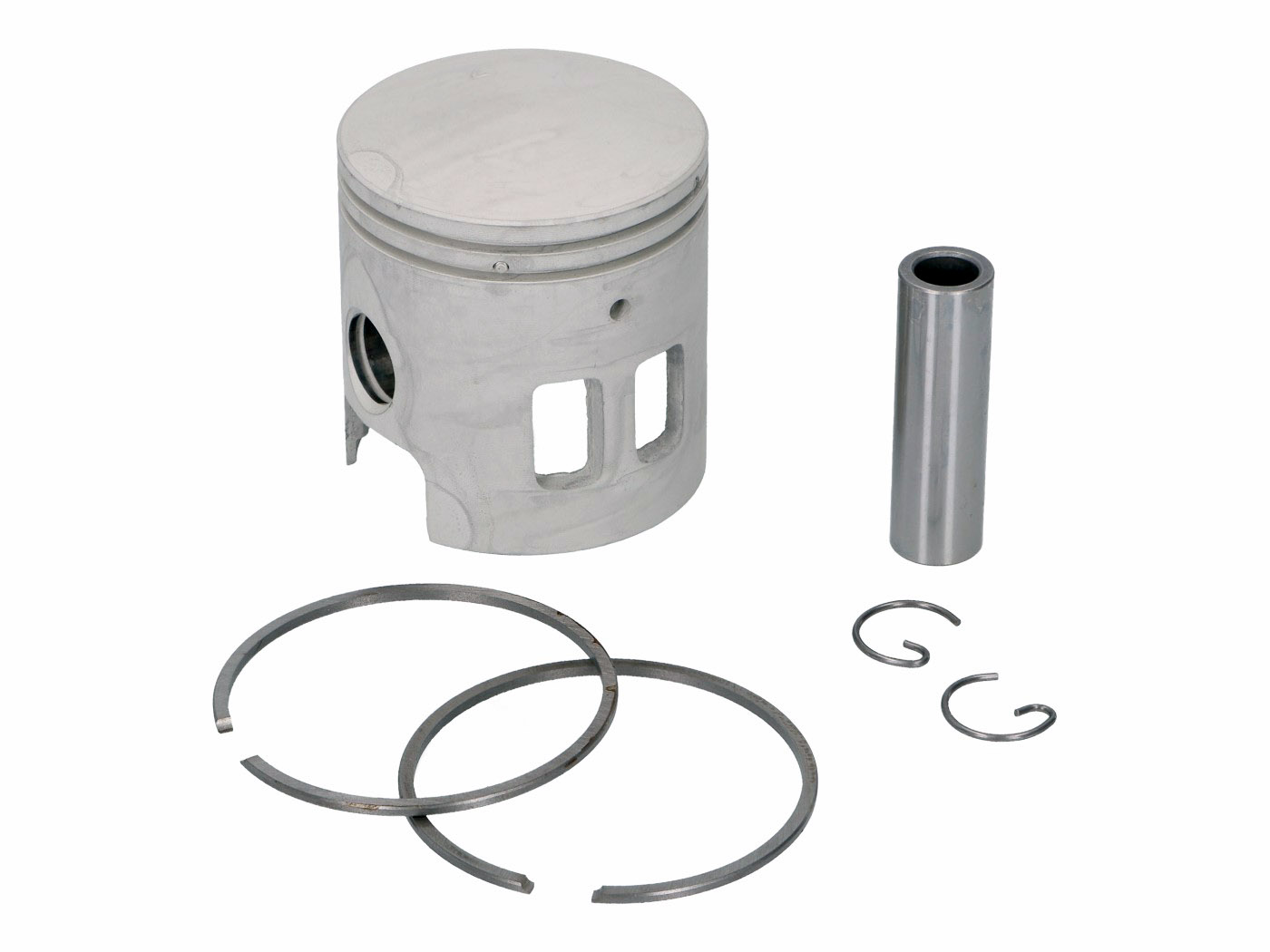 Stūmoklio komplektas DR 75cc 47mm 10TR, skirtas Vespa, Ape 50, Vespa 50, PK, PK XL