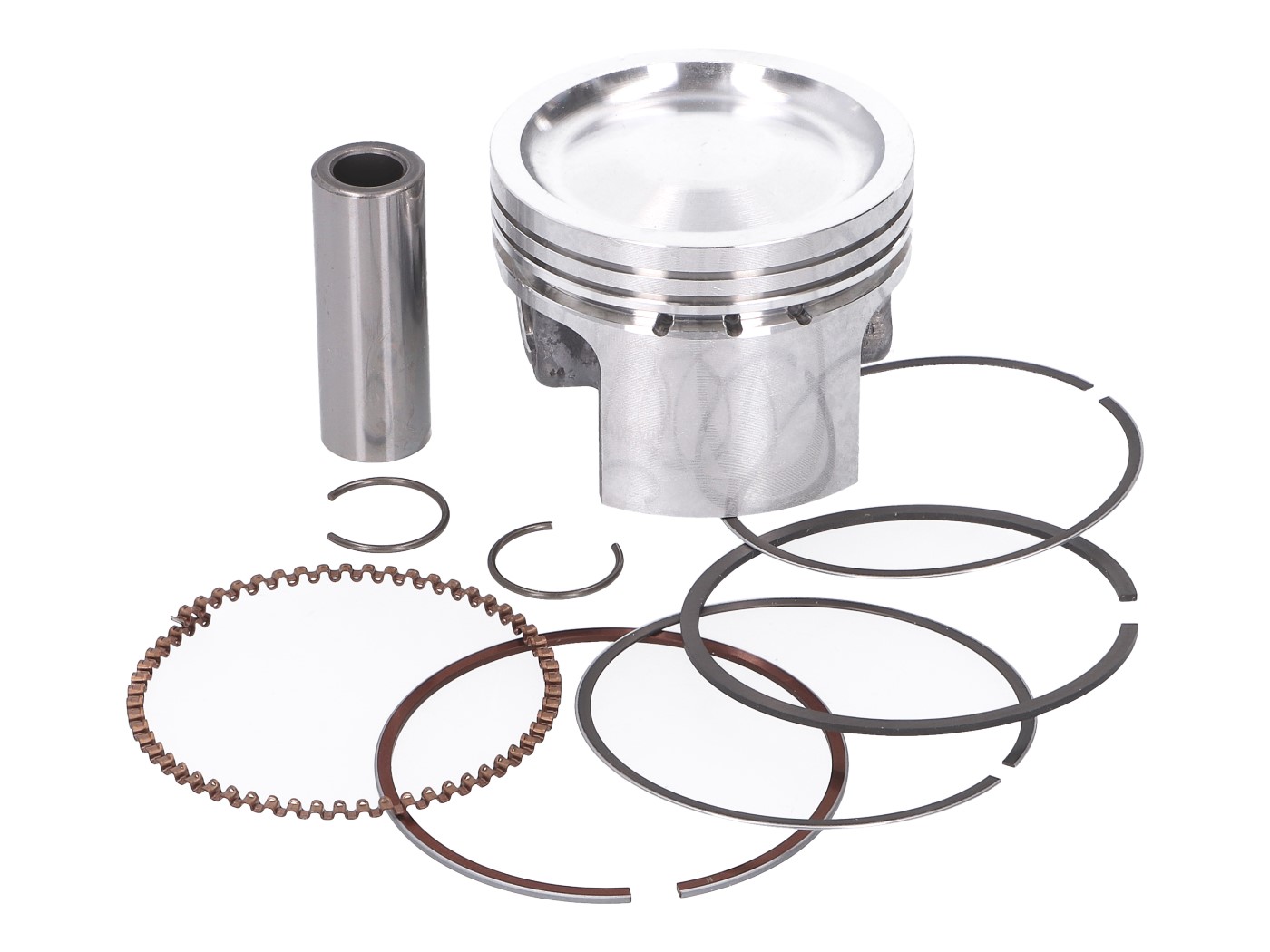 Stūmoklio komplektas DR 80cc 49mm Piaggio 50 4 taktų