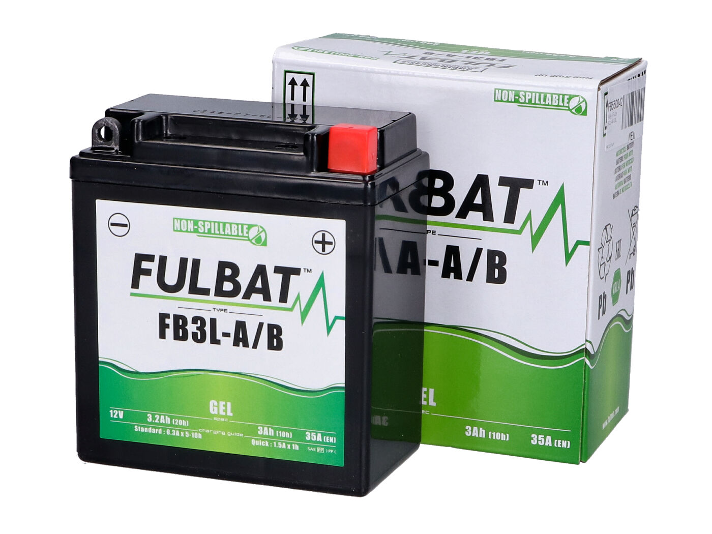 baterija Fulbat FB3L-A/B GEL