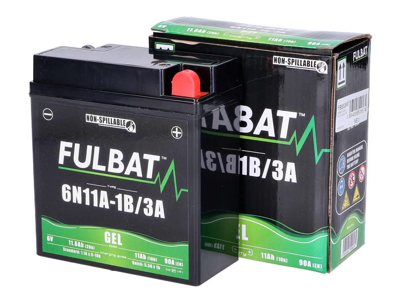 baterija Fulbat 6N11A-1B/3A GEL