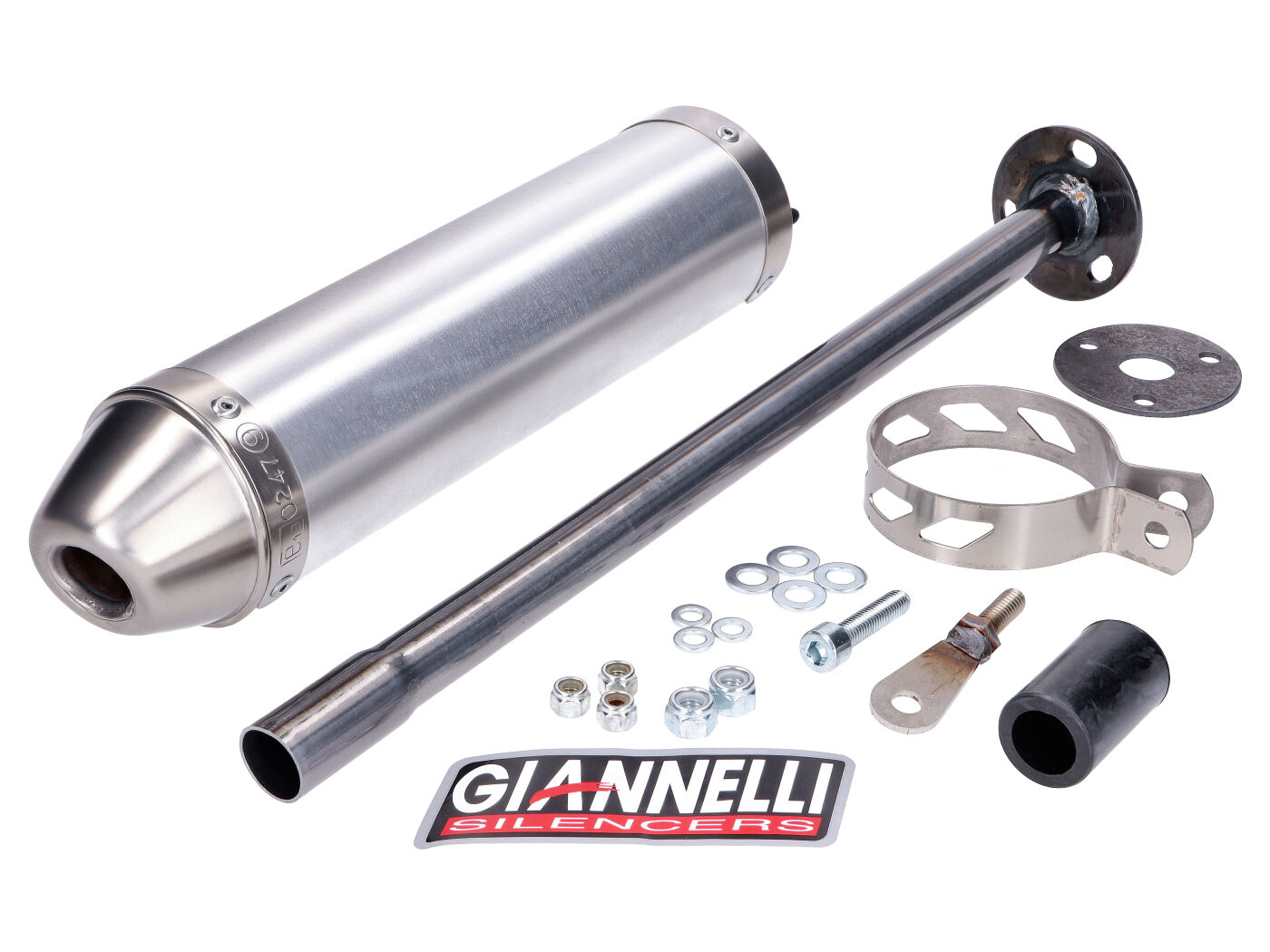 duslintuvas Giannelli aliuminio, skirtas Derbi GPR 50 Nude, Racing 50, Aprilia RS 50