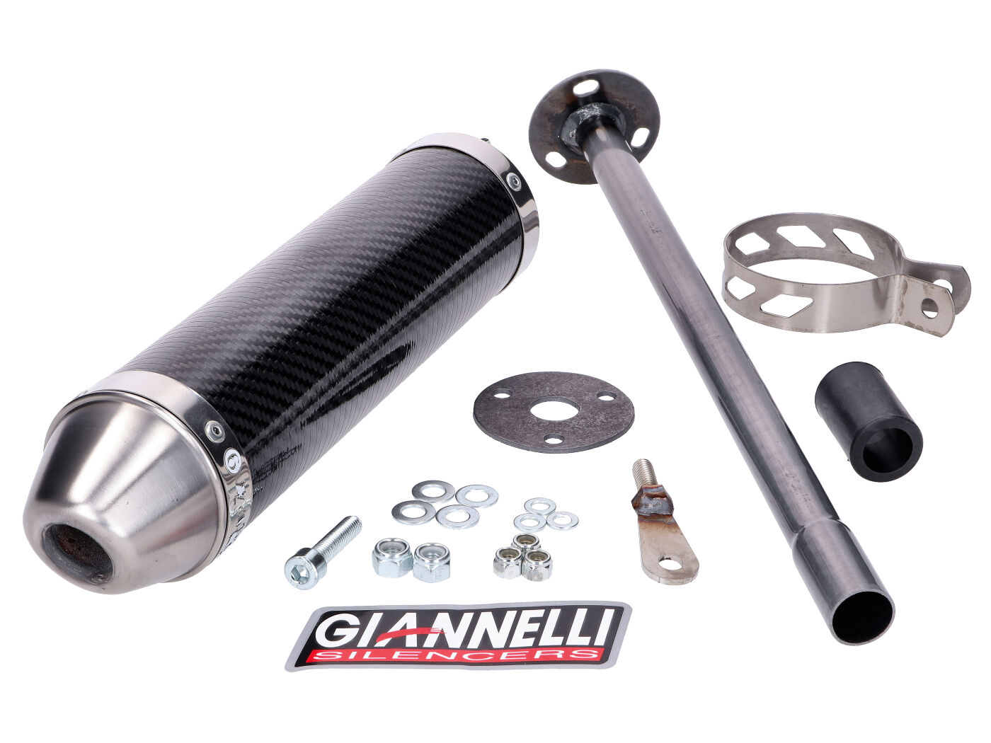 duslintuvas Giannelli carbon, skirtas Derbi GPR 50 Nude, Racing 50, Aprilia RS 50