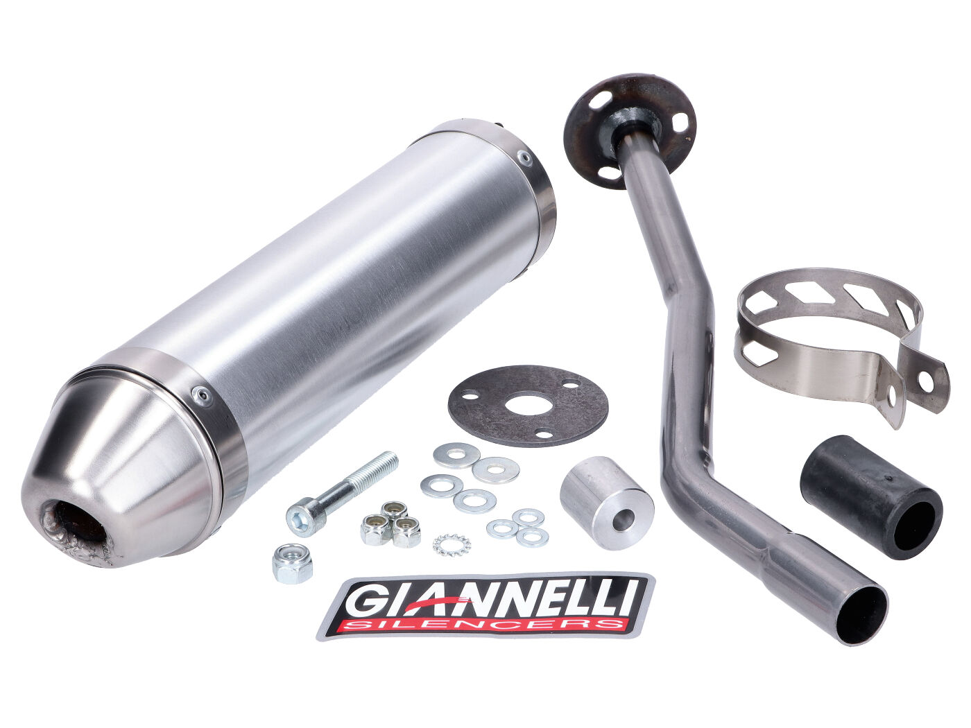 Giannelli aliuminio duslintuvas, skirtas Derbi Senda R 50 99-09, DRD Edition 50 SM 03-07