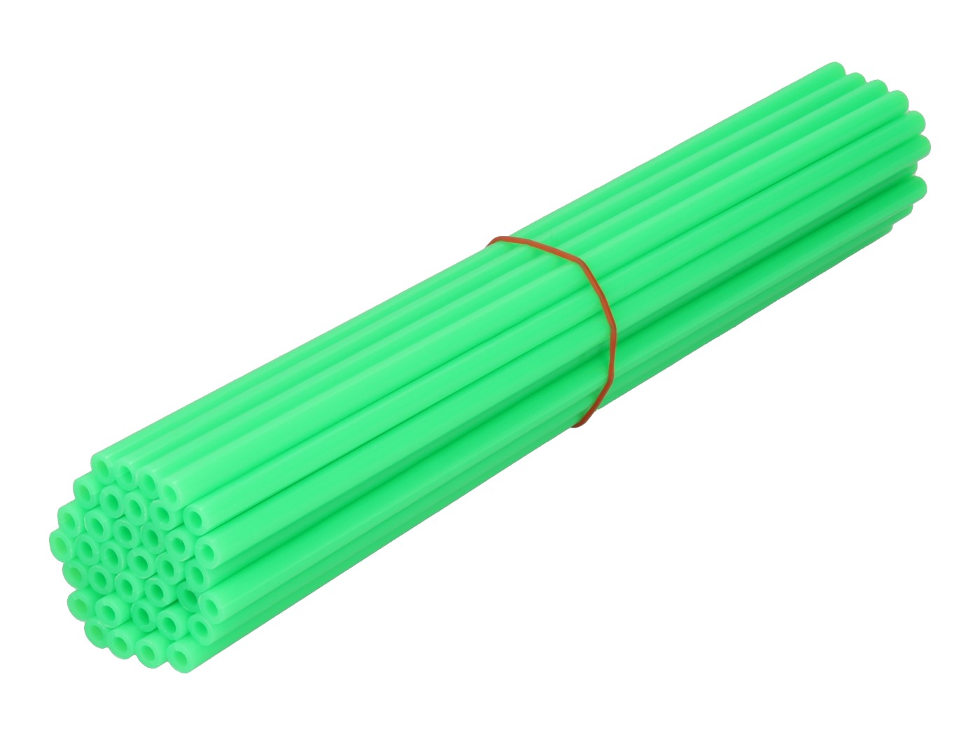 Stipinų užvalkalai komplektas 250mm neoninis žalias - 36 vnt