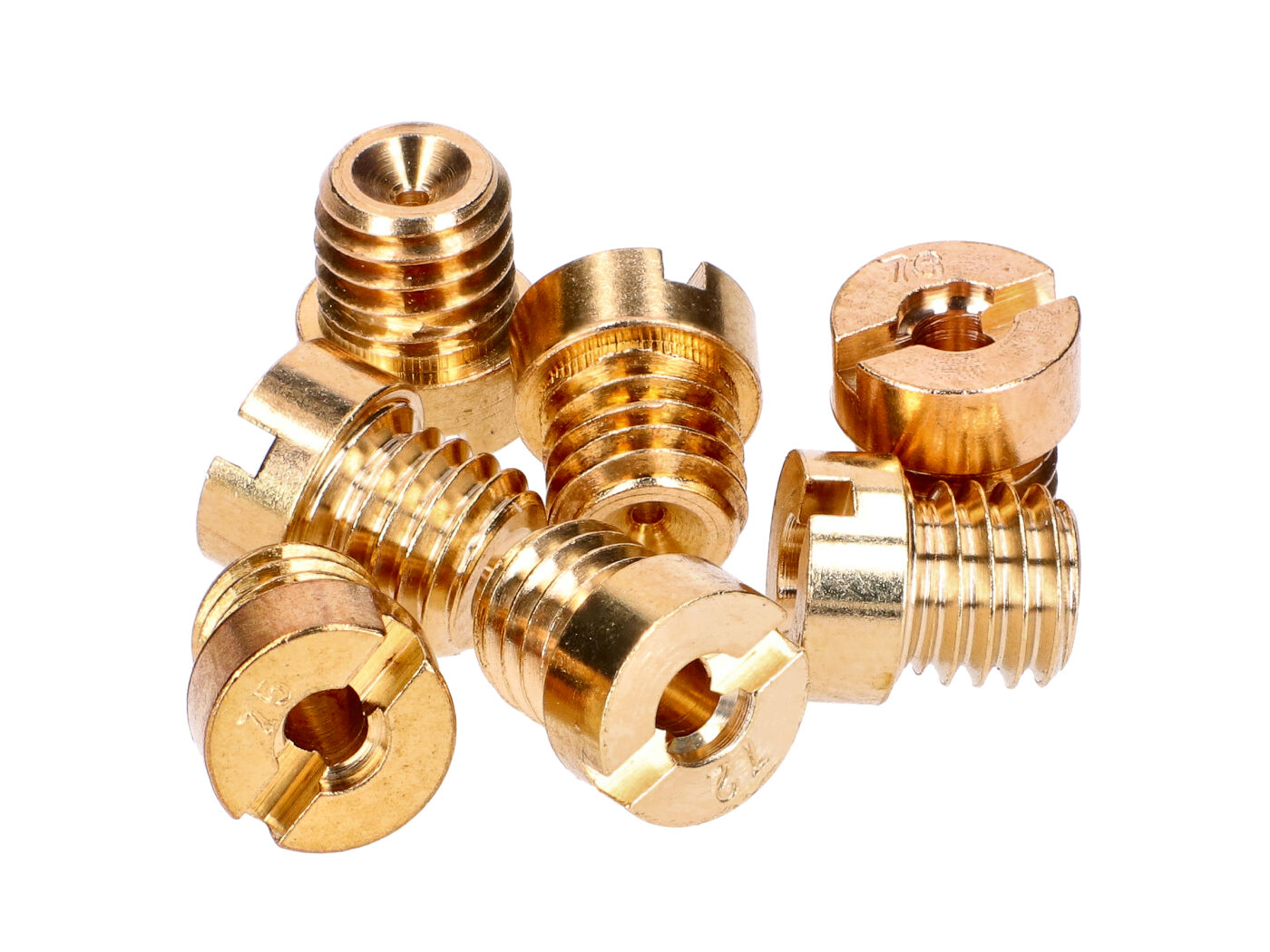 Main žikleris 7 dalių M5 72-80 BVF karbiuratoriui Simson S51, S53, S70, S83, SR50, SR80, KR51/2, M531, M541, M741