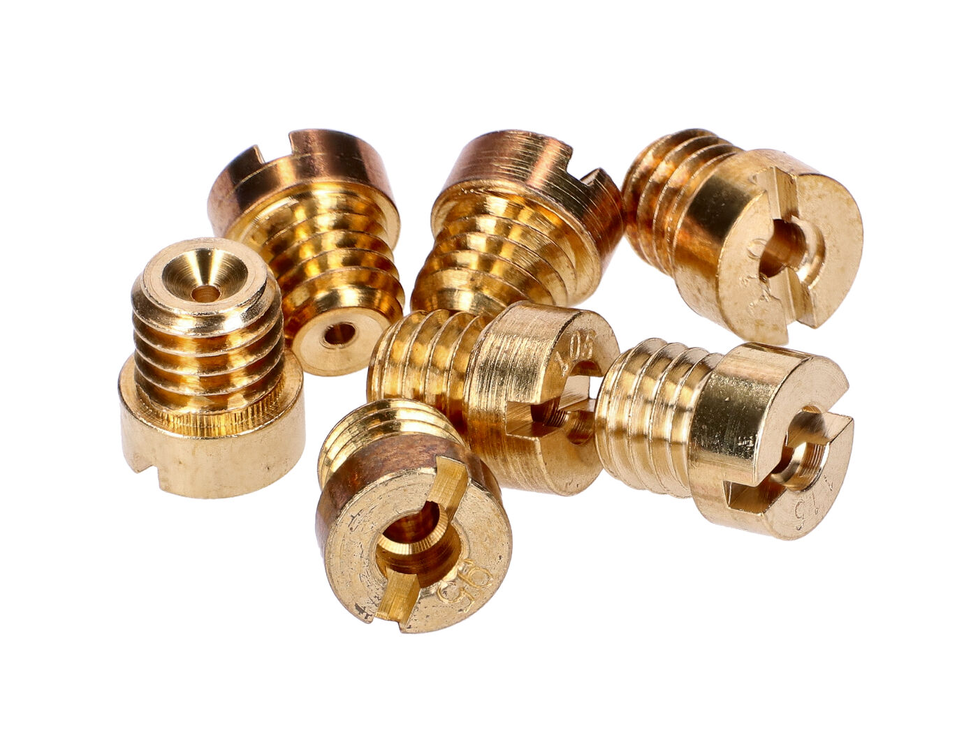 7 dalių karbiuratoriaus purkštukų komplektas M5 85-115, skirtas BVF karbiuratoriui Simson S51, S53, S70, S83, SR50, SR80, KR51/2, M531, M541, M741