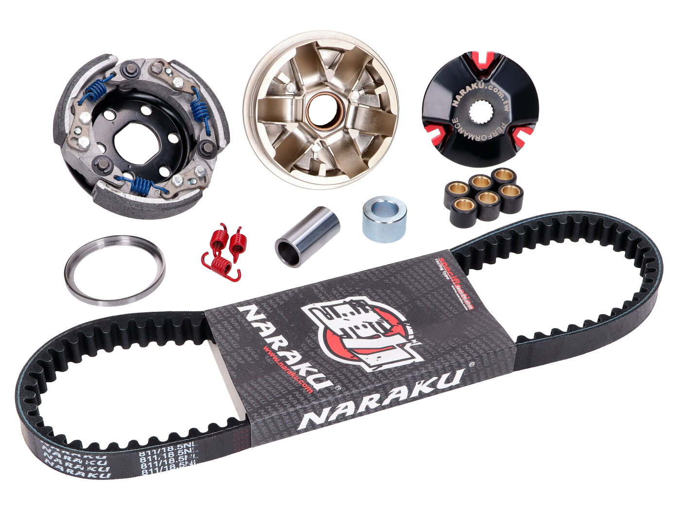 Transmisijos komplektas Naraku Sport Piaggio long type 1998-
