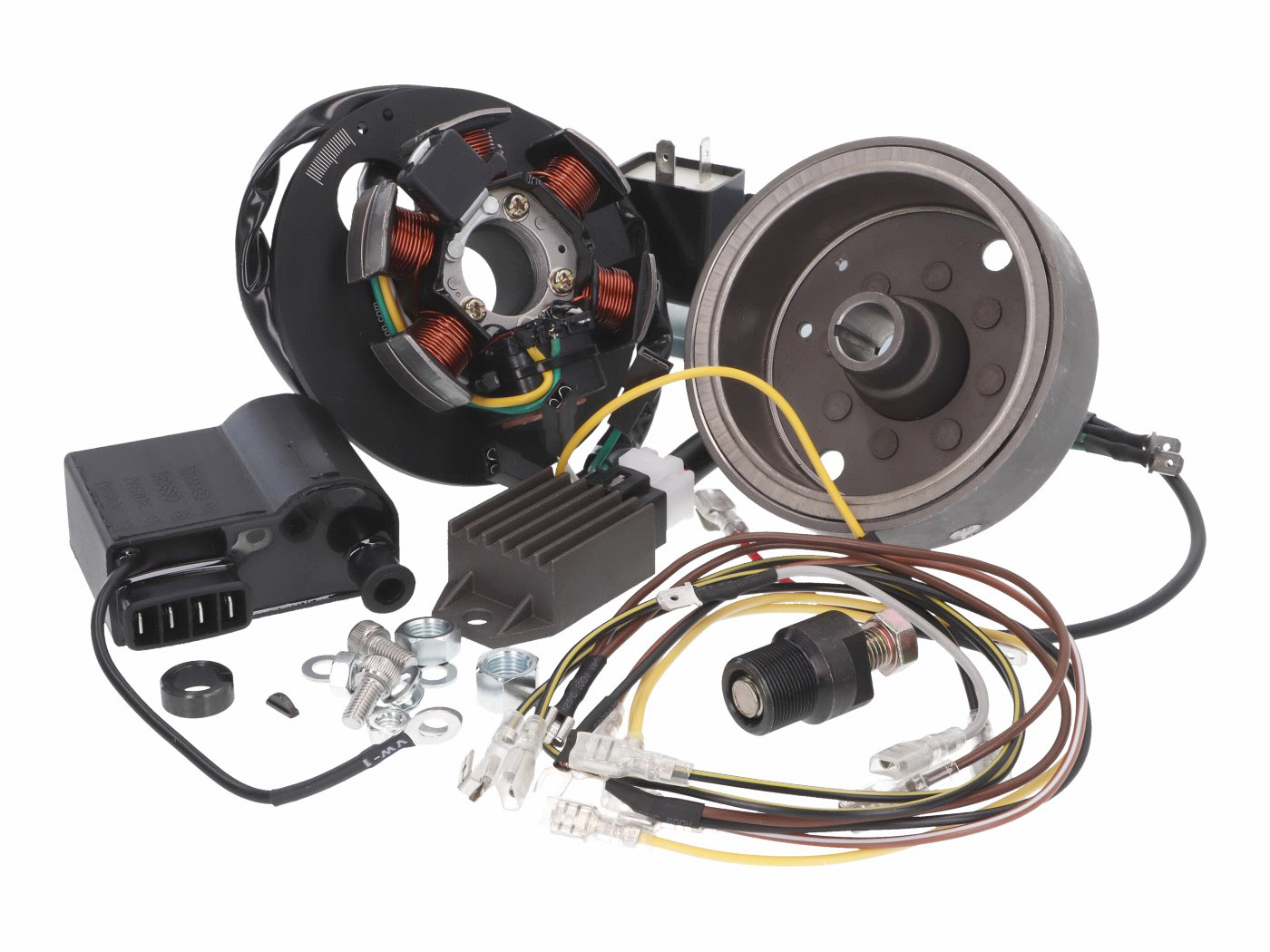 12V uždegimo keitimo komplektas Simson S50, S51, S53, S83, S70, Schwalbe KR51/2, SR50, SR80