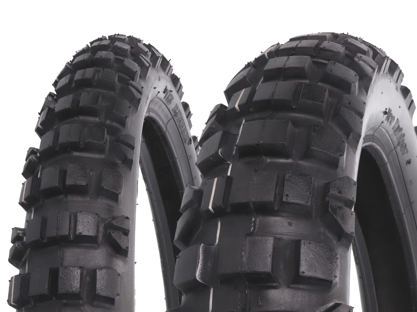 padangų komplektas Vee Rubber VRM-122 80/90-21 ir 110/80-18 TT Enduro, skirtas Derby Trail R, Aprilia RX, Beta RR