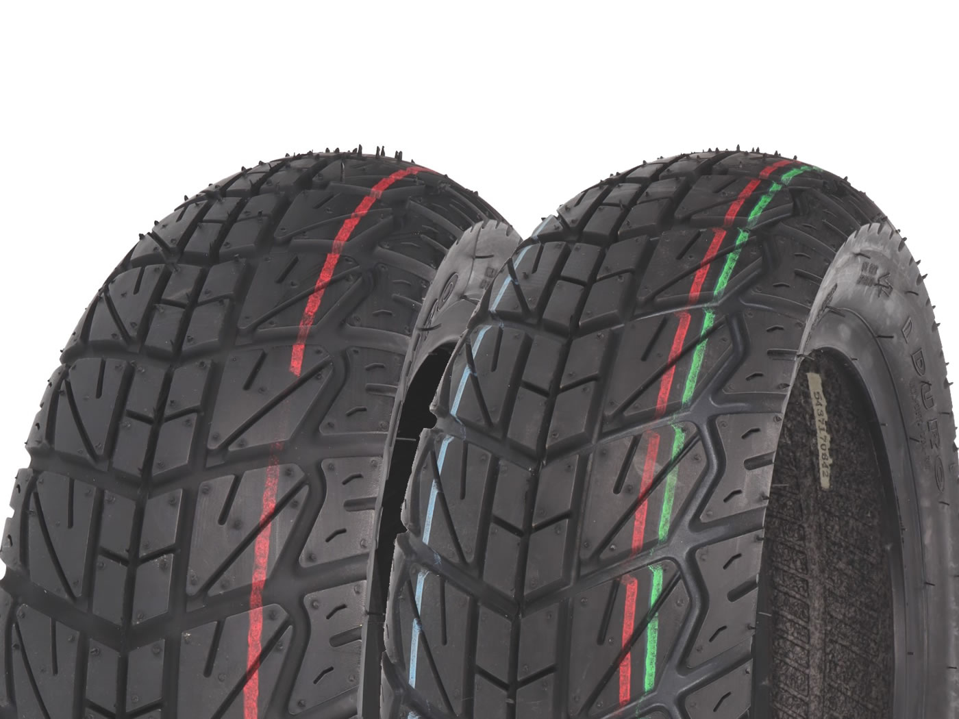 padangų komplektas Duro DM1091 ​​120/70-12 ir 130/70-12