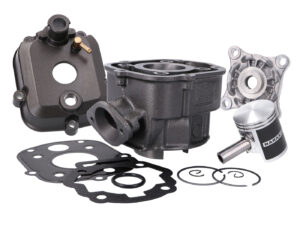 Cilindro komplektas Naraku 50cc su cilindro galvute Derbi Senda, Aprilia RX/SX, RS4, Gilera RCR/SMT D50B0 E4 2018-