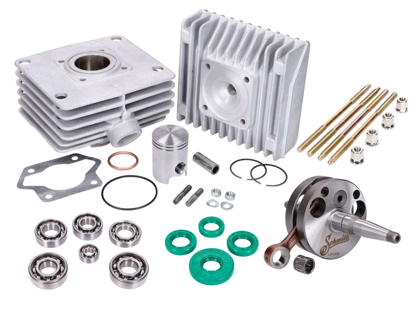 variklio atstatymo komplektas Schmitt Neustart Simson S51, S53, SR50 M500 varikliui