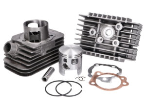 Cilindro komplektas Malossi racing 73cc 46,5mm 12mm Stūmoklio pirštas Piaggio Bravo, Boxer, Superbravo, Boss, Grillo, SI